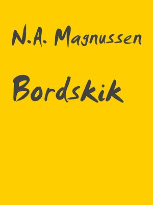 cover image of Bordskik